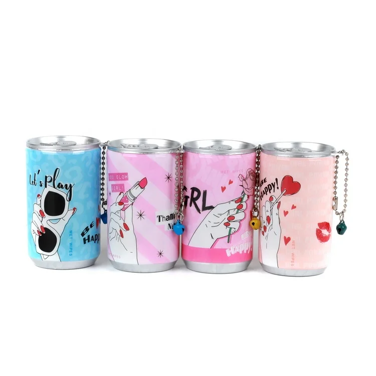New Design 30pcs Stylish Portable Wet Tissue Mini Metal Cylinder Wet Towel with Keychain, As pictures
New Design 30pcs Stylish Portable Wet Tissue Mini Metal Cylinder Wet Towel with Keychain, As pictures