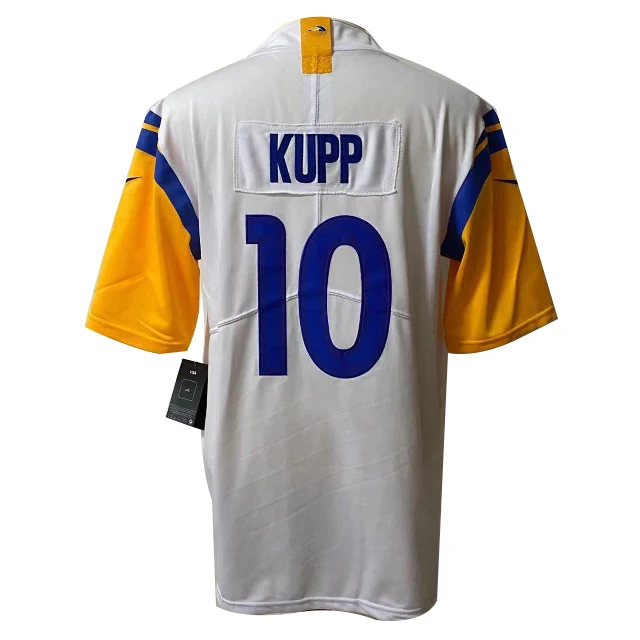 WR Cooper Kupp Jerseys Cheap #10 KUPP 2021 NEW swaps american Football jersey White Vapor Limited Jersey
WR Cooper Kupp Jerseys Cheap #10 KUPP 2021 NEW swaps american Football jersey White Vapor Limited Jersey