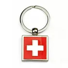 Keyring Keychain Favor Gold Metal Red Christian Pendant Shape Key Chain Religi Cross Key Ring