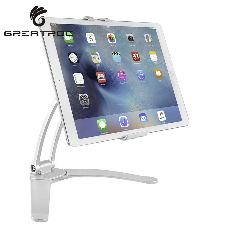 Great Roc best seller width adjustable tablet stand holder lazy folding portable flexible kitchen tablet wall mount stand, Silver
Great Roc best seller width adjustable tablet stand holder lazy folding portable flexible kitchen tablet wall mount stand, Silver