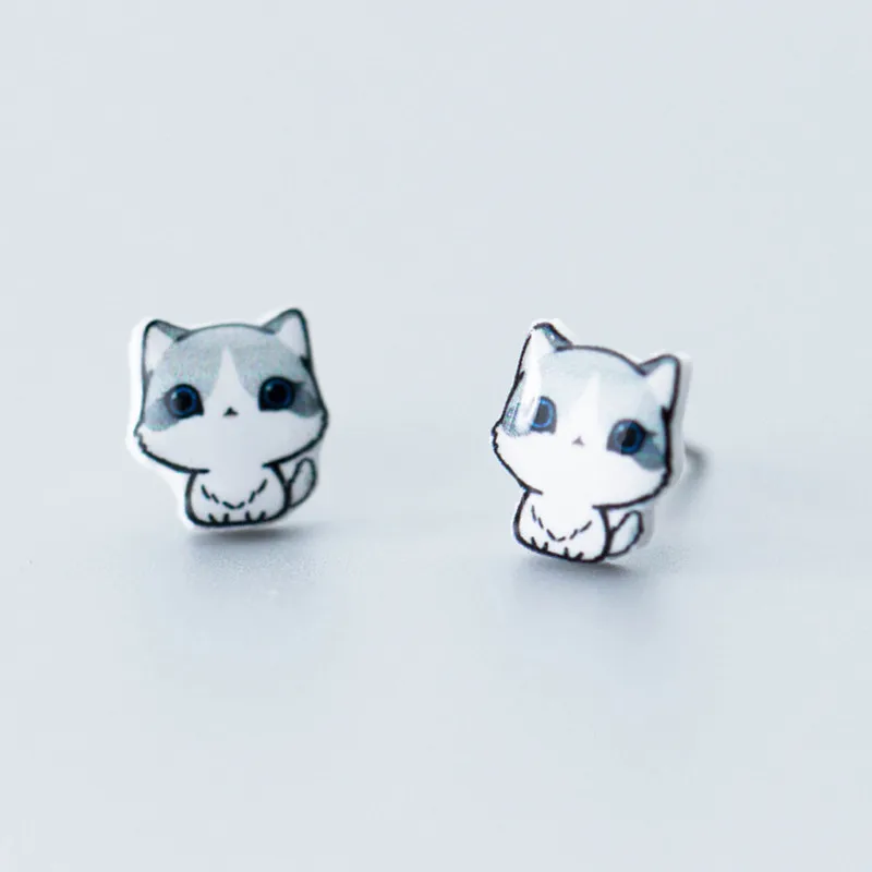 2020 hot selling jewellery 925 sterling silver cute animal cat stud earrings women daily wear
2020 hot selling jewellery 925 sterling silver cute animal cat stud earrings women daily wear