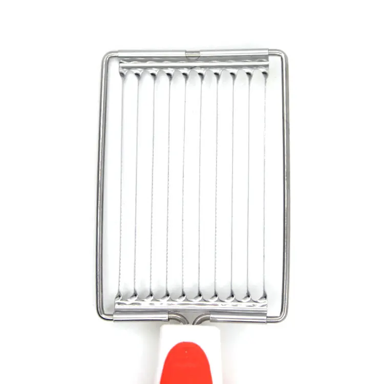 2021 Kitchen Gadgets New Arrivals Stainless Steel Luncheon Meat Cutter With Handle Tomato Cheese Egg Tofu Serrated Slicer Knife
2021 Kitchen Gadgets New Arrivals Stainless Steel Luncheon Meat Cutter With Handle Tomato Cheese Egg Tofu Serrated Slicer Knife