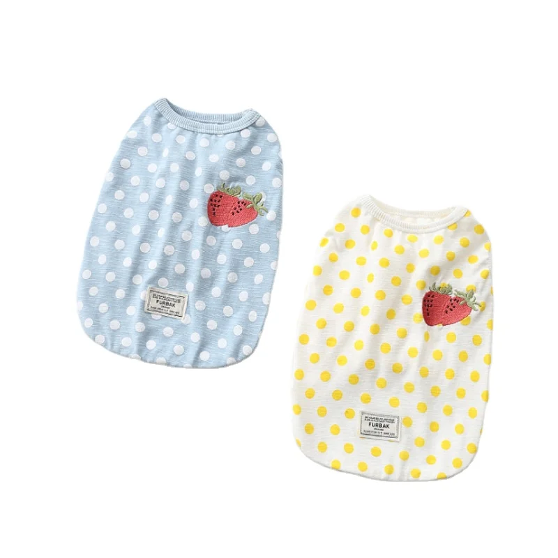 JXANRY Spring and Summer 2021 Pet Cute Vest Cotton Stretch Dog Clothing French Bulldog Dog Strawberry Shirt Customization, Picture
JXANRY Spring and Summer 2021 Pet Cute Vest Cotton Stretch Dog Clothing French Bulldog Dog Strawberry Shirt Customization, Picture