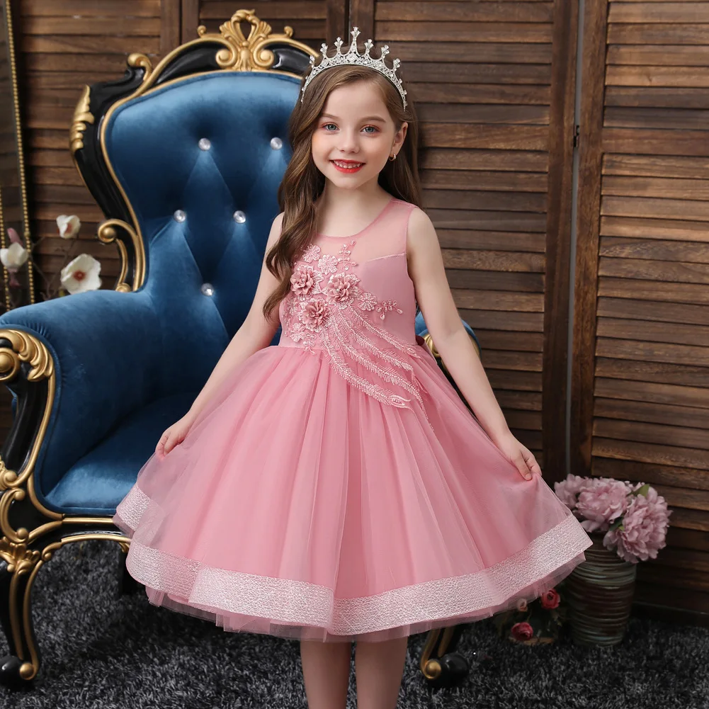 CBH305 New summer wholesale sleeveless elegant boutique embroidery princess birthday children kids girl dress
CBH305 New summer wholesale sleeveless elegant boutique embroidery princess birthday children kids girl dress