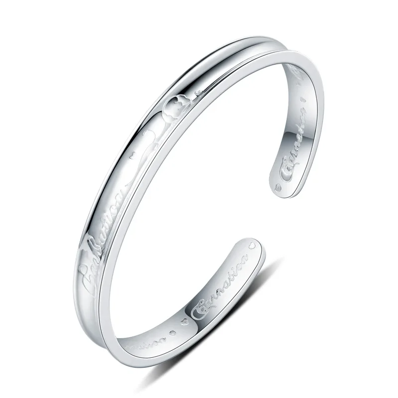 Drop shipping S999 Pure Silver Material Bracelet with Engraved Rose and Heart Pattern for Women S999 Sterling Silver Bangles, Silver color
Drop shipping S999 Pure Silver Material Bracelet with Engraved Rose and Heart Pattern for Women S999 Sterling Silver Bangles, Silver color