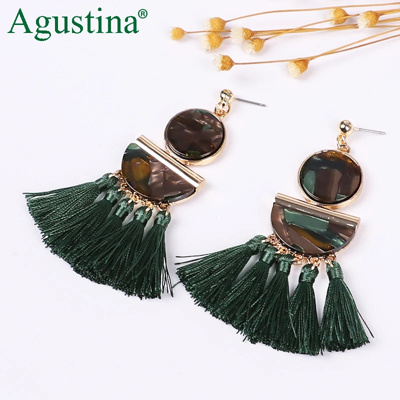 Agustina 2020 Luxury Bohemia Style Big gifts for Women Jewelry Fashion Earrings pendientes Tassel Earrings girl Bohemian Earring, Colorful
Agustina 2020 Luxury Bohemia Style Big gifts for Women Jewelry Fashion Earrings pendientes Tassel Earrings girl Bohemian Earring, Colorful
