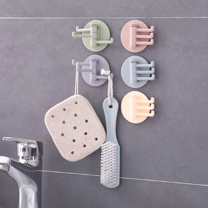 Hot Plastic 3 Wall Hooks Household Items Bathroom Kitchen Tools Rotation Multi-function Towel Adhesive Hanging Hook, Grey,beige,green,pink,blue
Hot Plastic 3 Wall Hooks Household Items Bathroom Kitchen Tools Rotation Multi-function Towel Adhesive Hanging Hook, Grey,beige,green,pink,blue