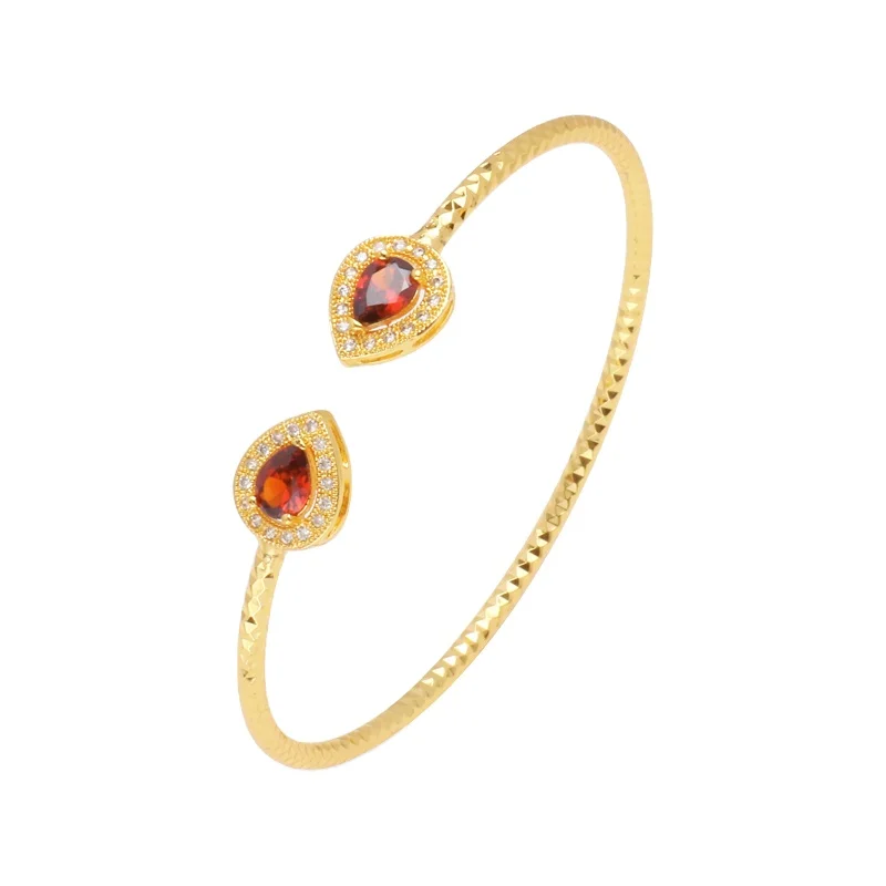 JSZ-11 24k Brass Water Droplets Shape Stone Cuff Design Custom Bangle Bracelet Fashion Women'S Bangles Gold Plated
JSZ-11 24k Brass Water Droplets Shape Stone Cuff Design Custom Bangle Bracelet Fashion Women'S Bangles Gold Plated