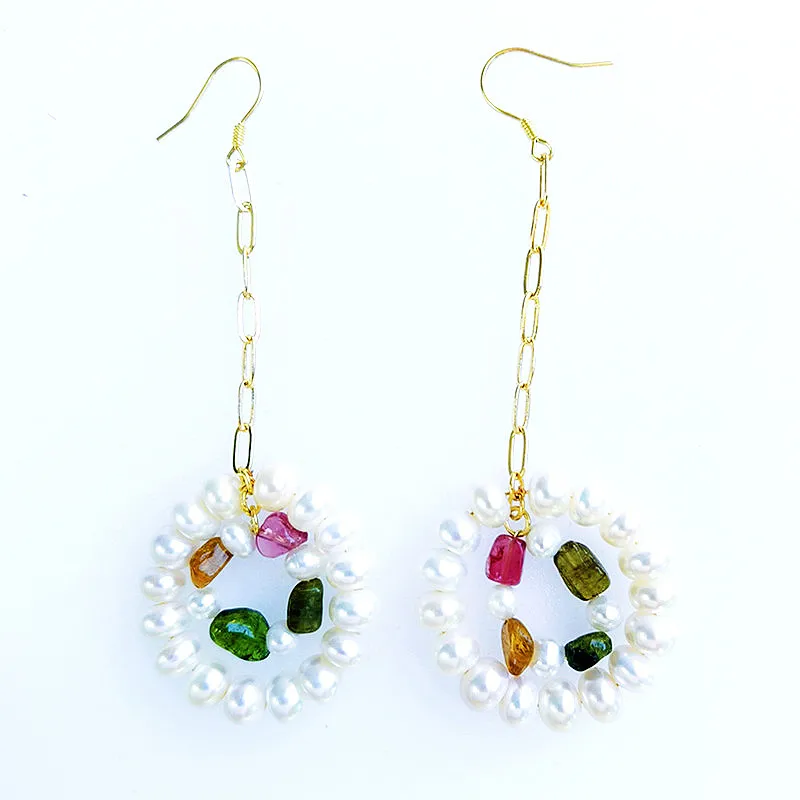 E214 2021 Bridal Ladies jewelry Simple Wedding crystal freshwater pearl long dangle Earrings For Women
E214 2021 Bridal Ladies jewelry Simple Wedding crystal freshwater pearl long dangle Earrings For Women