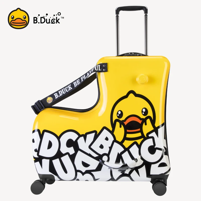 cute yellow suitcase