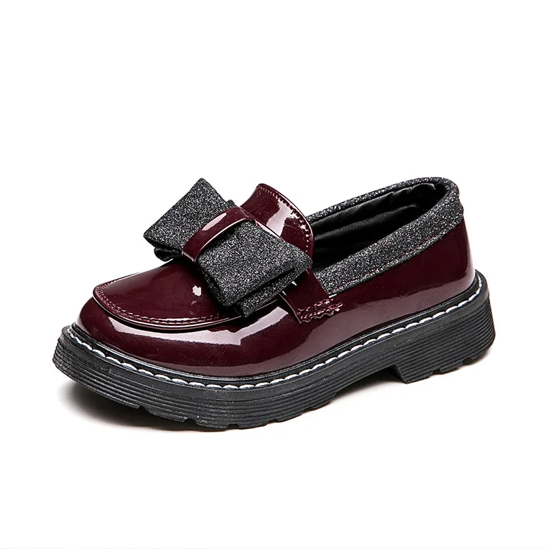 Black school shoes for girls bow leather shoes for children kids girls school shoes, Black/red
Black school shoes for girls bow leather shoes for children kids girls school shoes, Black/red