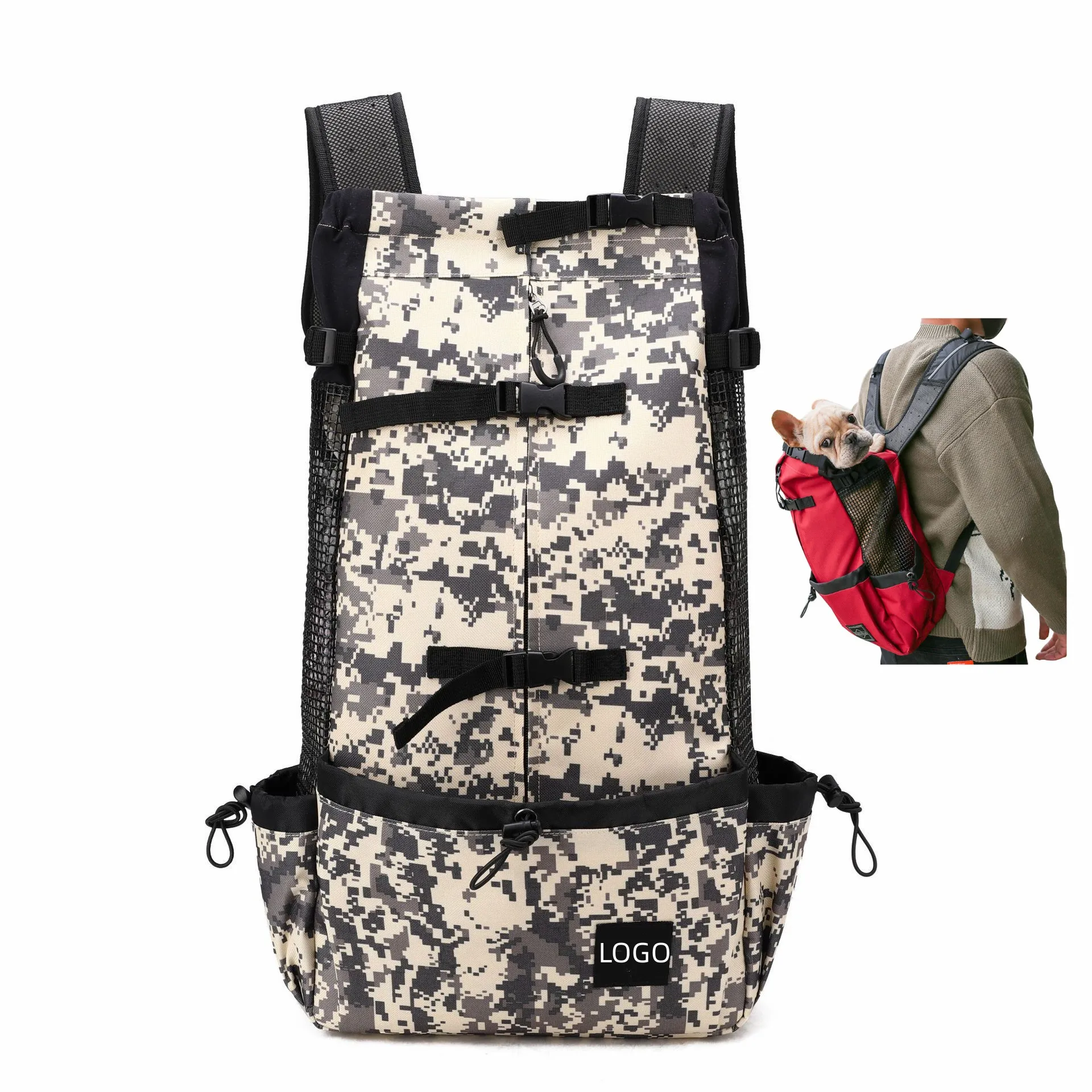 Outdoor Dog Mesh Carrier Backpack Breathable Pet Bag For Dogs Fashion Portable Carrier Bags Comfort Carrier for Small Medium Dog
Outdoor Dog Mesh Carrier Backpack Breathable Pet Bag For Dogs Fashion Portable Carrier Bags Comfort Carrier for Small Medium Dog