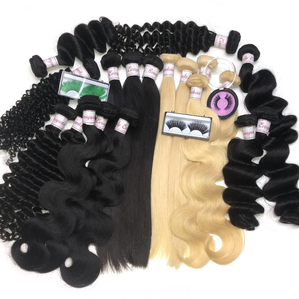XBL Free shipping virgin brazilian human hair bundles with closure, wholesale straight wave human hair weave
XBL Free shipping virgin brazilian human hair bundles with closure, wholesale straight wave human hair weave