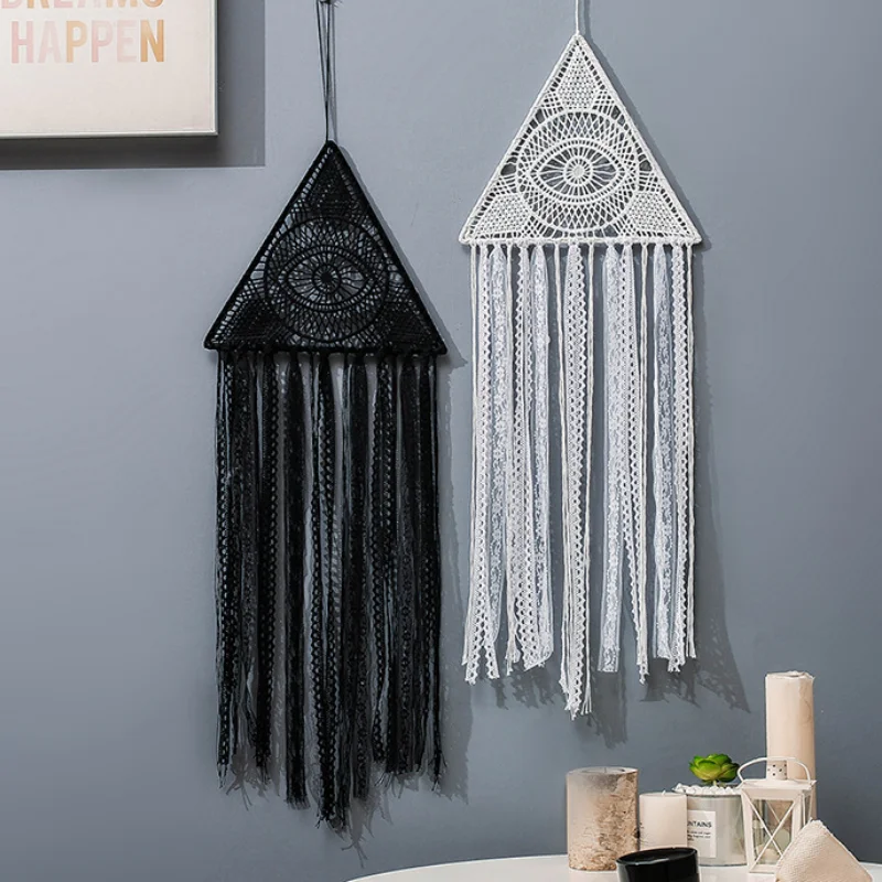 Triangle Eyes Dream Catcher Creative Personality Pendant Lace Ornaments Fashion Gifts
Triangle Eyes Dream Catcher Creative Personality Pendant Lace Ornaments Fashion Gifts