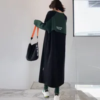 2019 fashion autumn plain pullover casual Hoodies women long sleeve maxi hoodie dress
2019 fashion autumn plain pullover casual Hoodies women long sleeve maxi hoodie dress