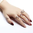 Ring Ring Adjustable Fashion Diamond Ring Custom Stainless Steel Ring Initial 26 Letter Jewelry Ring Women