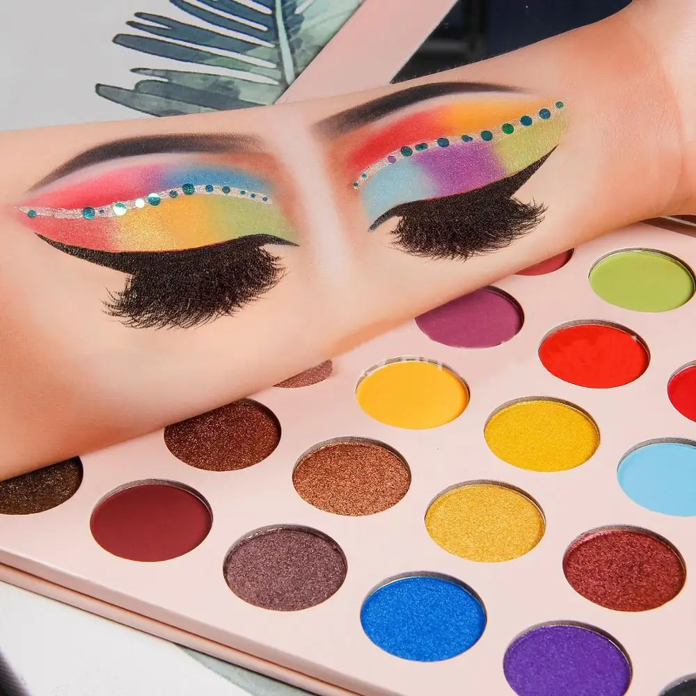 Hot Sale Beauty Makeup Kit Colorful Matte Shimmer Glitter Waterproof Pigmented Eyeshadow Powder Palette
Hot Sale Beauty Makeup Kit Colorful Matte Shimmer Glitter Waterproof Pigmented Eyeshadow Powder Palette