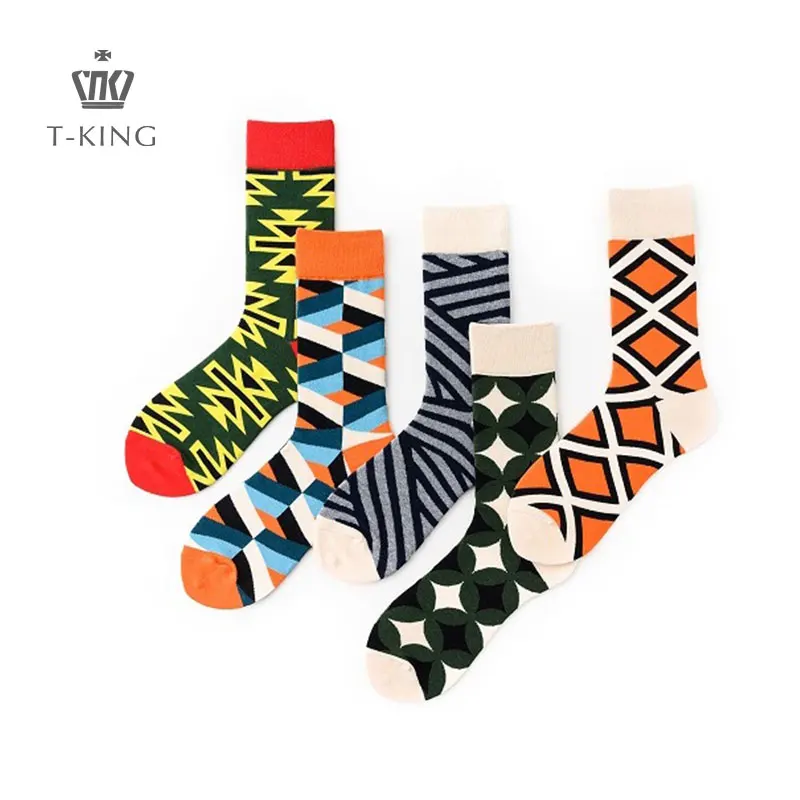 Tking happy men custom dress cotton oem embroidered design fashion blank sublimation desginer socks unisex custom print, Picture
Tking happy men custom dress cotton oem embroidered design fashion blank sublimation desginer socks unisex custom print, Picture