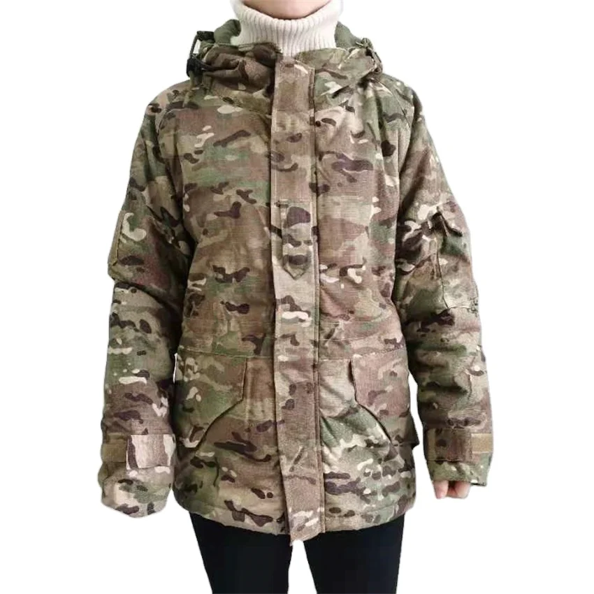 Military Tactical Camouflage Jacket Army Thermal Outwear Thick Padded Jacket With Hood Military Style Parkas
Military Tactical Camouflage Jacket Army Thermal Outwear Thick Padded Jacket With Hood Military Style Parkas