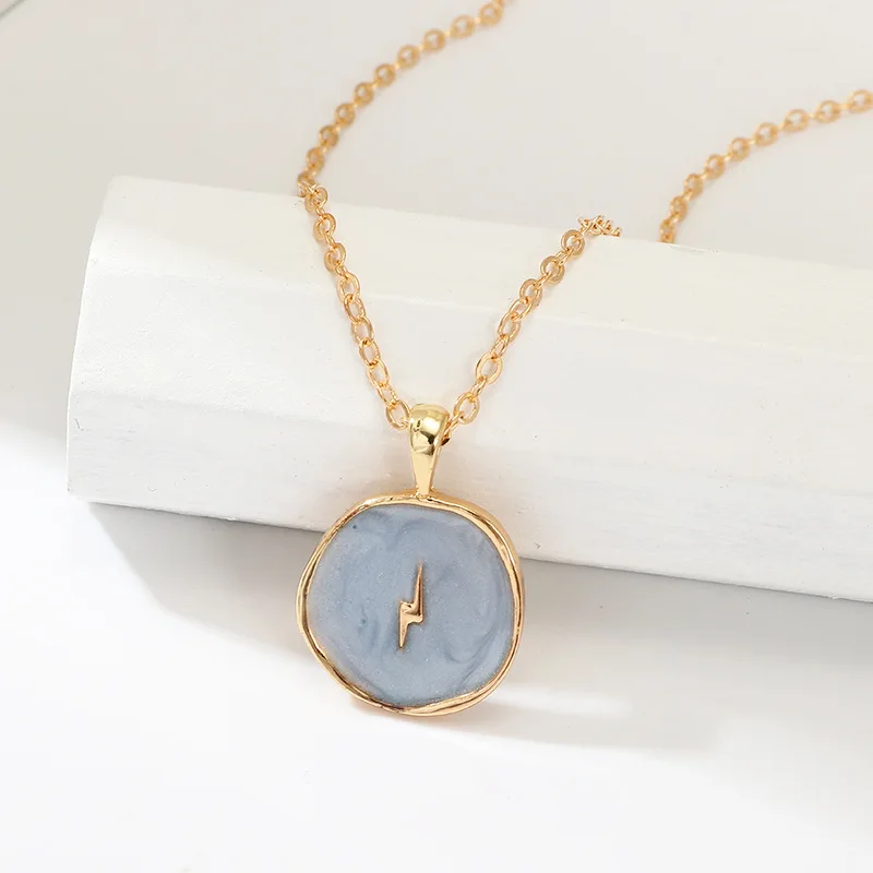 Simple Harajuku Sweet Cute Moon Star Heart Enamel Necklace Korean Fashion Round Heart Lightning Delicate Necklace For Women, Picture
Simple Harajuku Sweet Cute Moon Star Heart Enamel Necklace Korean Fashion Round Heart Lightning Delicate Necklace For Women, Picture