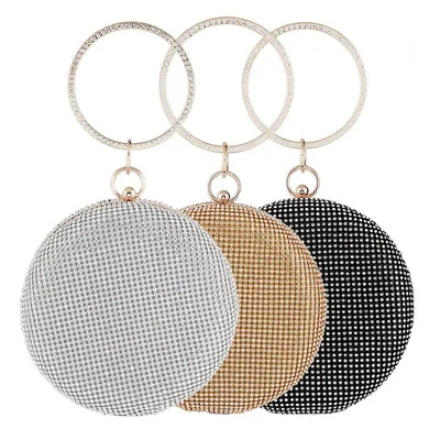 Rhinestone Clutch, Wholesale Mini Diamond Round Shaped Evening Rhinestone Bags/, 3 colors
Rhinestone Clutch, Wholesale Mini Diamond Round Shaped Evening Rhinestone Bags/, 3 colors