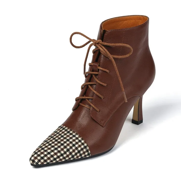 Genuine leather Lady's shoes Women's Boots grace dr martens Pointed ankel boots women
Genuine leather Lady's shoes Women's Boots grace dr martens Pointed ankel boots women