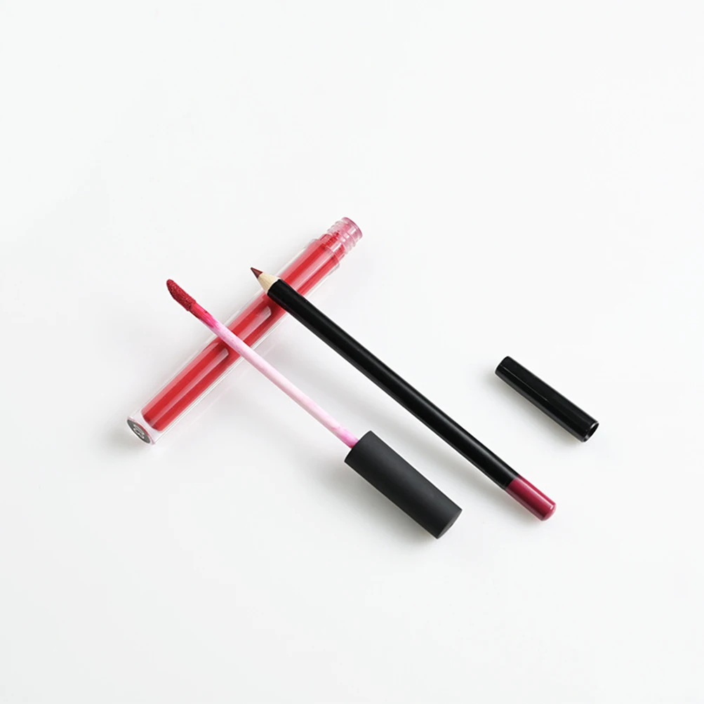 

Twenty-One Color Thin Round Tube Color Box Lip Gloss Private Label Cosmetics Custom Bulk Makeup