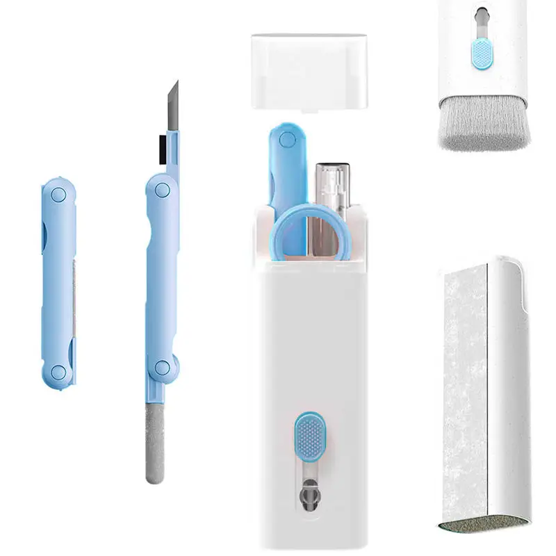 2023 new products 7 in 1 multi functional laptop mobile phone earphone cleaning kit mini Portable earbuds Cleaning Tools
2023 new products 7 in 1 multi functional laptop mobile phone earphone cleaning kit mini Portable earbuds Cleaning Tools