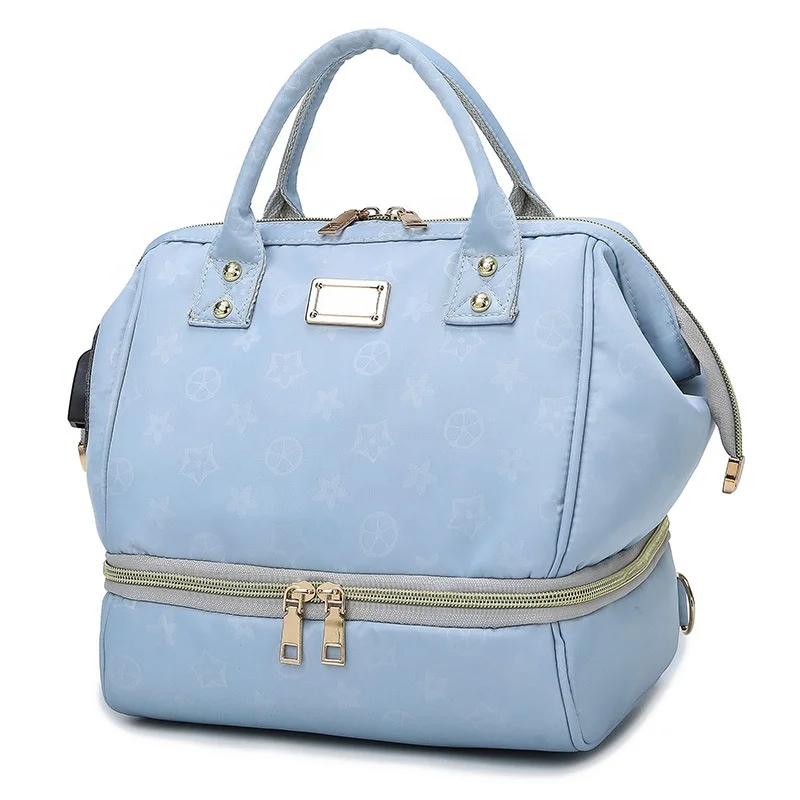 Large Capacity Nappy Diaper Bag with USB Mummy Baby Diaper Backpack For Mother, 5 colors or customized colors
Large Capacity Nappy Diaper Bag with USB Mummy Baby Diaper Backpack For Mother, 5 colors or customized colors