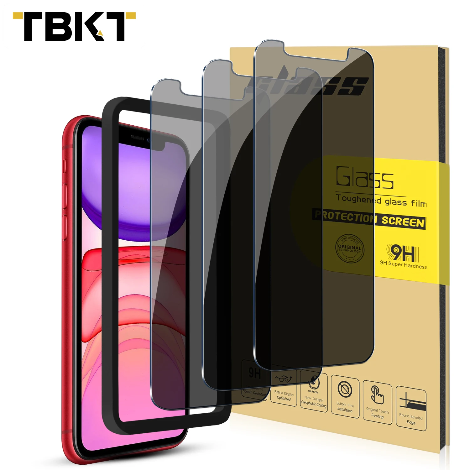 Amazon 3 Pack 0.33mm privacy Screen Glass Screen Protector 3D Tempered Glass for iphone 11 6.1
Amazon 3 Pack 0.33mm privacy Screen Glass Screen Protector 3D Tempered Glass for iphone 11 6.1