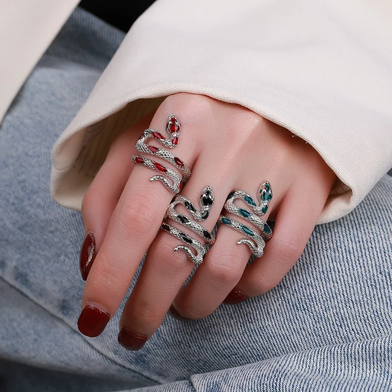 Fashion Simple Zircon Snake Ring Adjustable Engagement Rings For Women And Girls Jewelry
Fashion Simple Zircon Snake Ring Adjustable Engagement Rings For Women And Girls Jewelry