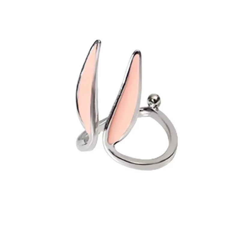 Cute Fashion Rabbit Ears Open Ring High Quality Copper Oil Painting Adjustable Ring Jewelry For Women Girls Jewelry Accessory, Picture shows
Cute Fashion Rabbit Ears Open Ring High Quality Copper Oil Painting Adjustable Ring Jewelry For Women Girls Jewelry Accessory, Picture shows