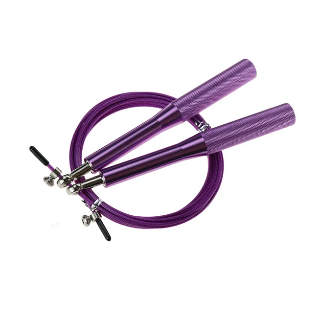Adjustable Aluminum Handle Fitness High Speed Steel Cable Weight Loss Jump Rope, Black and others
Adjustable Aluminum Handle Fitness High Speed Steel Cable Weight Loss Jump Rope, Black and others