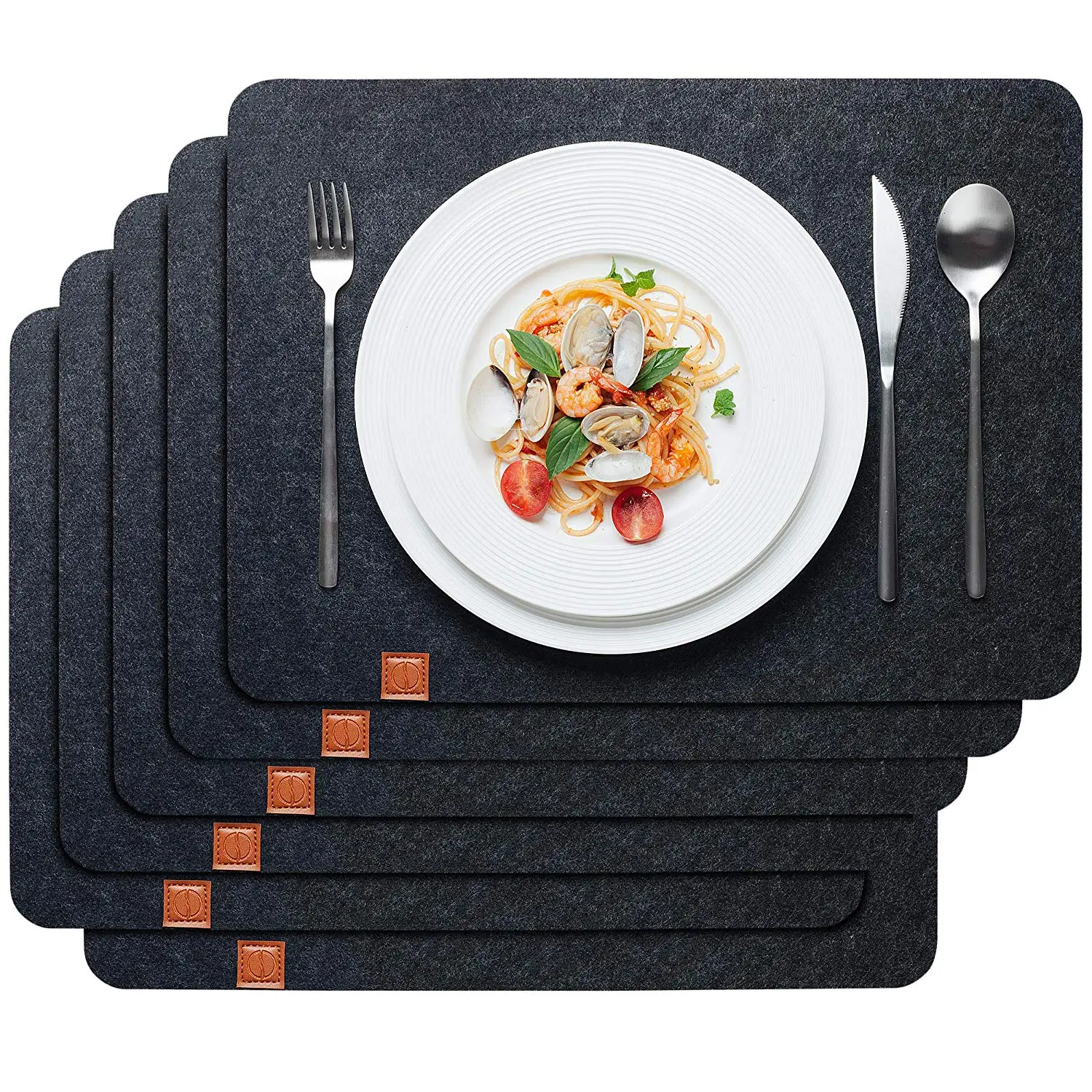 Factory Wholesale Felt Mat Table Placemat Set Color Square Felt Placemats For Kitchen, Gray
Factory Wholesale Felt Mat Table Placemat Set Color Square Felt Placemats For Kitchen, Gray
