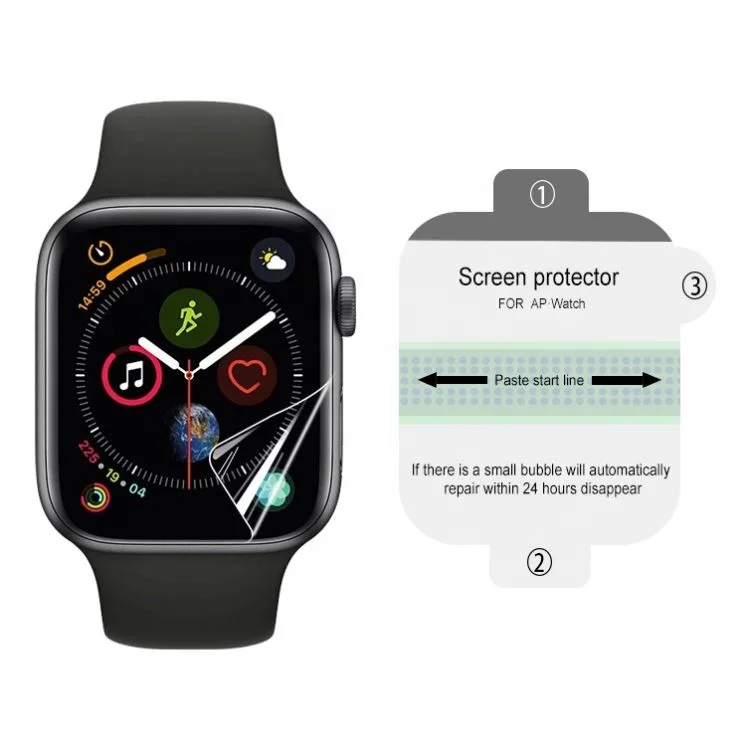Watch Screen Protector TPU Guard Screen Protector Auto Repair Smart Watch Protective Film, Transparent
Watch Screen Protector TPU Guard Screen Protector Auto Repair Smart Watch Protective Film, Transparent