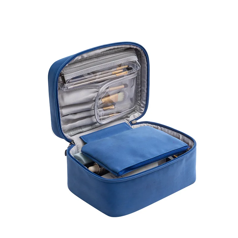 Roomy Cosmetic Bag PouchPurse Handbag with Zipper blue cosmetic bag Waterproof Makeup Bag beauty case Special design hot-sale
Roomy Cosmetic Bag PouchPurse Handbag with Zipper blue cosmetic bag Waterproof Makeup Bag beauty case Special design hot-sale