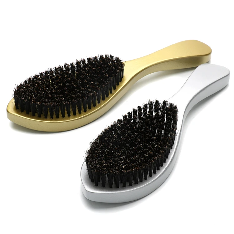 Hot seller gold hair brush styles wood wave hair brush salon personalized hair brush bristle, Gold/silver
Hot seller gold hair brush styles wood wave hair brush salon personalized hair brush bristle, Gold/silver