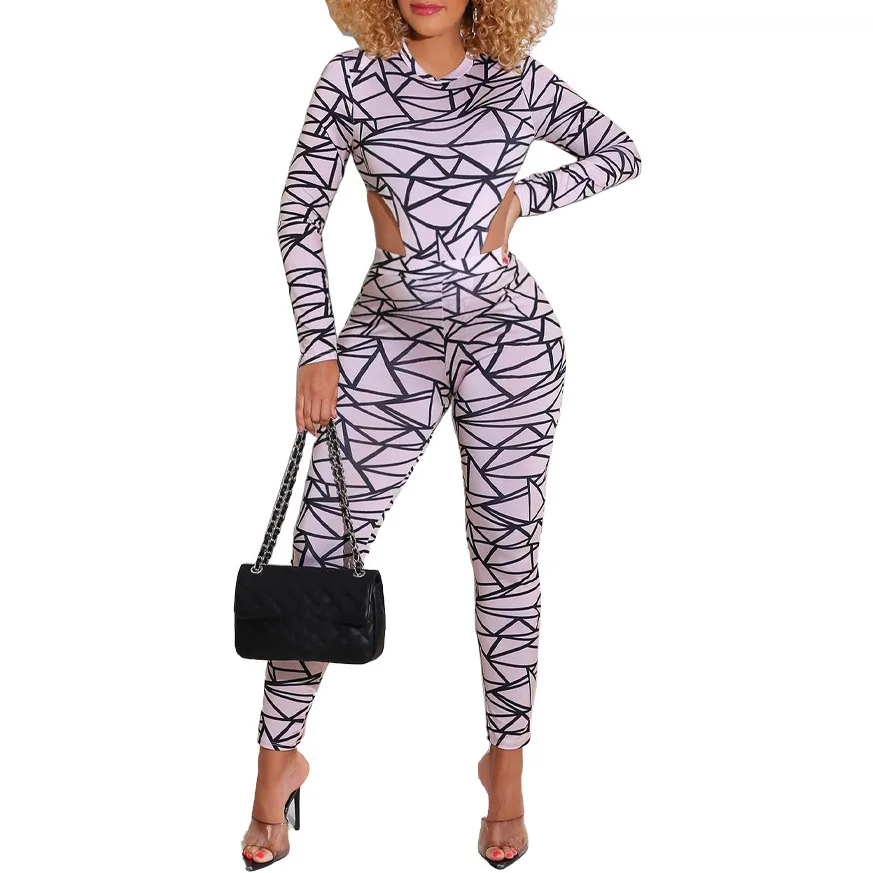 FS4982D printed two piece set Long Sleeve bodysuits and pants matching skinny suits Fall Clothing
FS4982D printed two piece set Long Sleeve bodysuits and pants matching skinny suits Fall Clothing