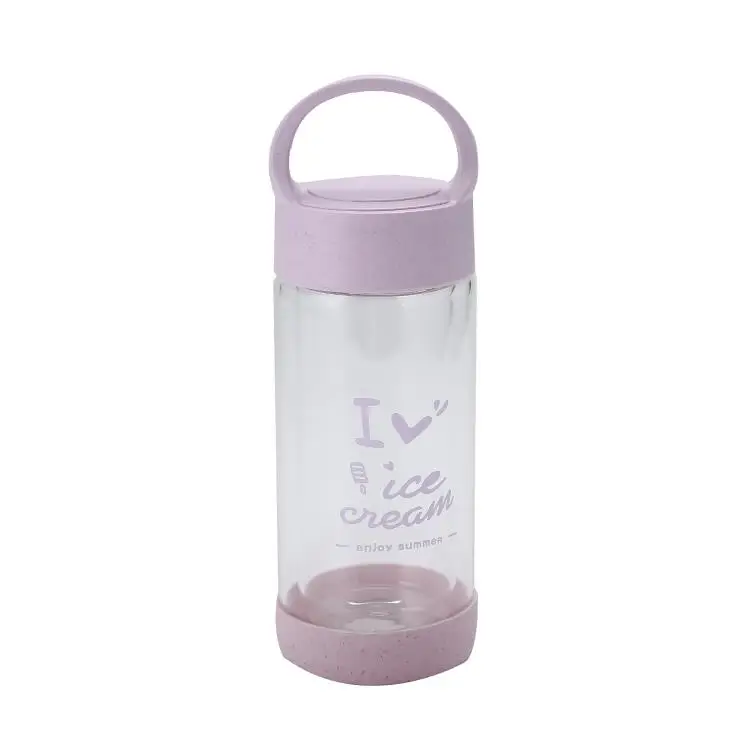 T131 High borosilicate water bottle I love ice cream sturdy water bottle with handle lid
T131 High borosilicate water bottle I love ice cream sturdy water bottle with handle lid