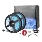 Bluetooth 40ft SMD5050 RGB Flexible Smart LED Strip 12M DC12V Strip Lights With Remote Control