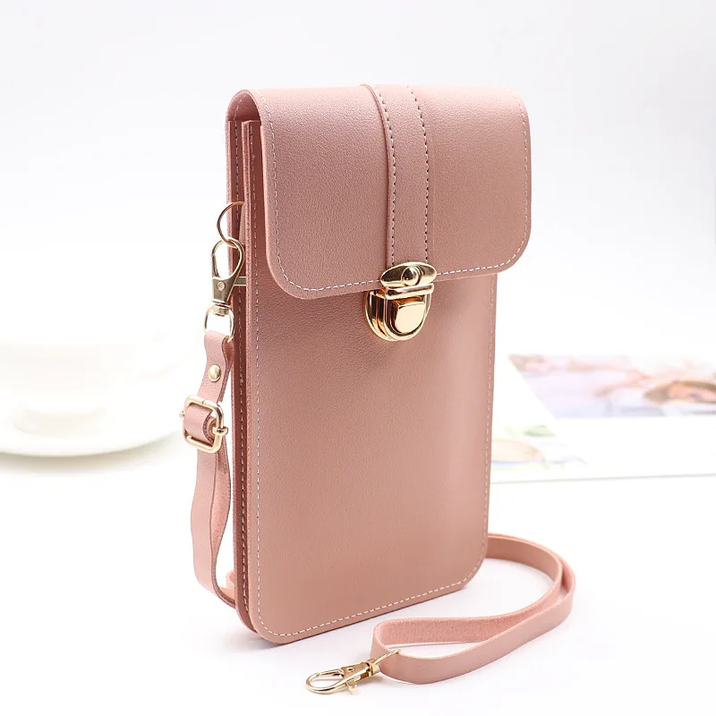 New ladies' trendy double-layer long style, simple, large-capacity, touch screen mobile phone bag
New ladies' trendy double-layer long style, simple, large-capacity, touch screen mobile phone bag