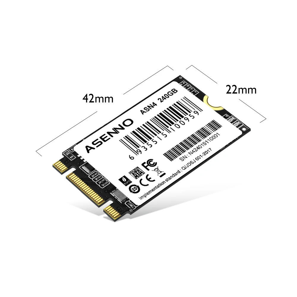 ASENNO Sales promotion product SSD NGFF M.2 2242 120GB best customer electronics part for computer desktop laptop
ASENNO Sales promotion product SSD NGFF M.2 2242 120GB best customer electronics part for computer desktop laptop