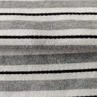 Wholesale Stripes Hoodie Fabric Organic Cotton Polyester Knitted French Terry Fabric