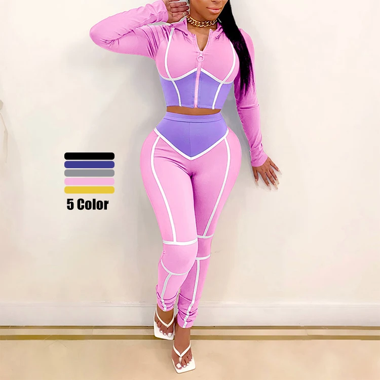 Autumn Casual Fashion Two Piece Set Women Clothing Fashion Tight Crop Top Hoodie And Butt Lifter Trousers, As show
Autumn Casual Fashion Two Piece Set Women Clothing Fashion Tight Crop Top Hoodie And Butt Lifter Trousers, As show