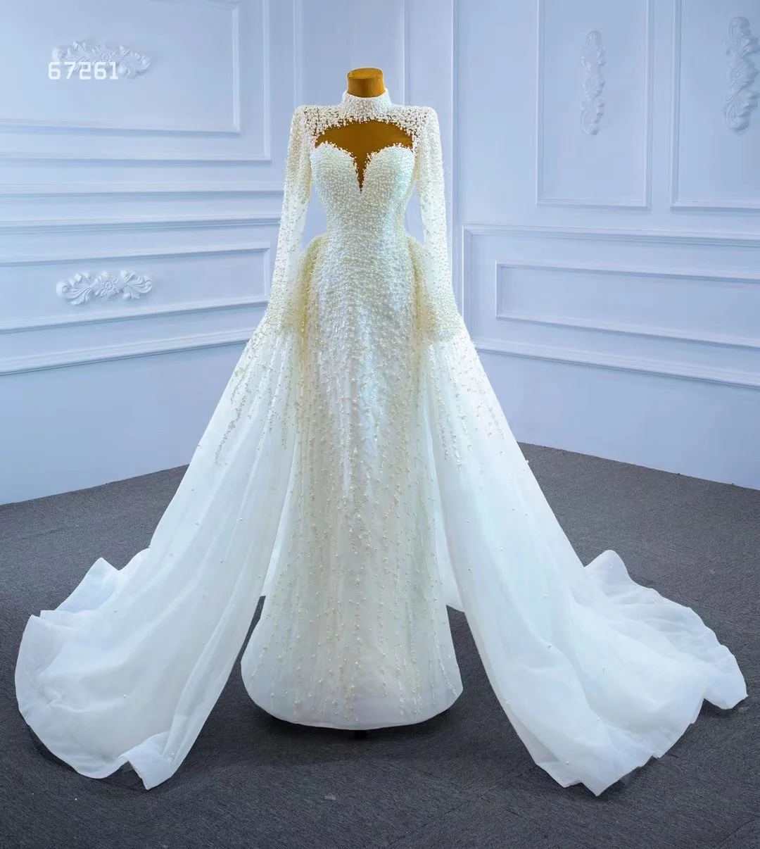 Wholesale Heavy Lace Wedding Dress Bridal Dresses Mermaid Elegant Wedding Gowns, As picture or your request
Wholesale Heavy Lace Wedding Dress Bridal Dresses Mermaid Elegant Wedding Gowns, As picture or your request