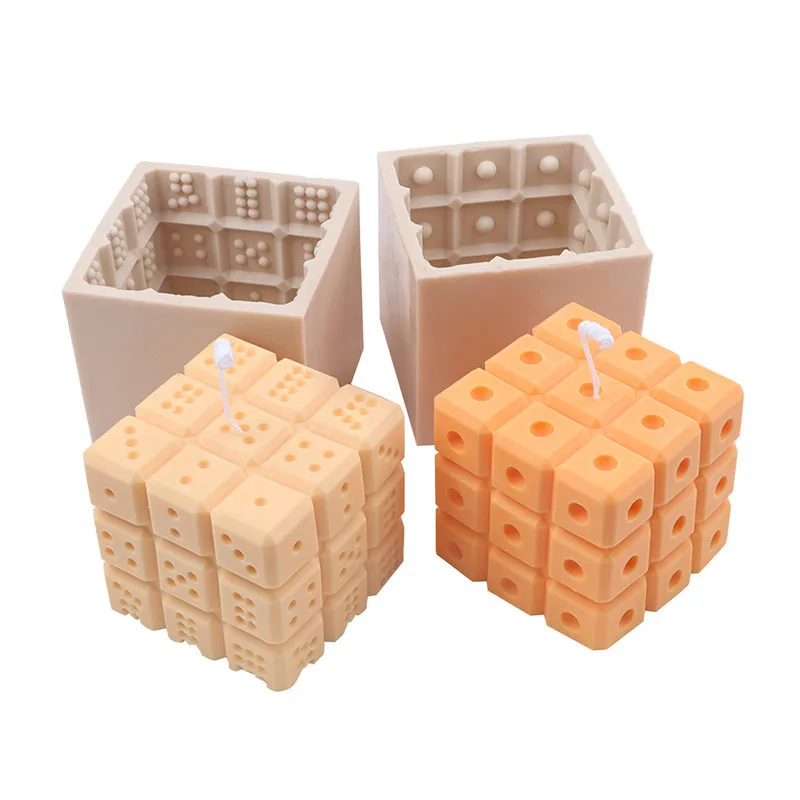 LOVE'N LV473S Cross border Nordic style new silicone square dice cake Candle Mold aromatherapy candle soap mold, White
LOVE'N LV473S Cross border Nordic style new silicone square dice cake Candle Mold aromatherapy candle soap mold, White