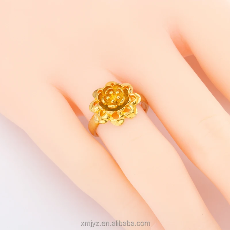 Simple Brass Gold-Plated Flower Open Female Ring Fashion Japanese And Korean Ring Female Factory Direct Sales
Simple Brass Gold-Plated Flower Open Female Ring Fashion Japanese And Korean Ring Female Factory Direct Sales