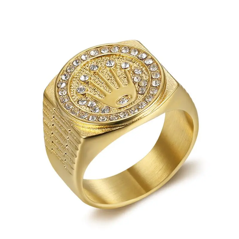 Duyizhao European And American New Stainless Steel Crown Three Bead Ring Hip Hop Titanium Steel Men Ring Jewelry
Duyizhao European And American New Stainless Steel Crown Three Bead Ring Hip Hop Titanium Steel Men Ring Jewelry