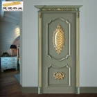 Interior Design Door Entry Doors Wood Design Door Solid Wood Door of Literary and Artistic Style Entry Door