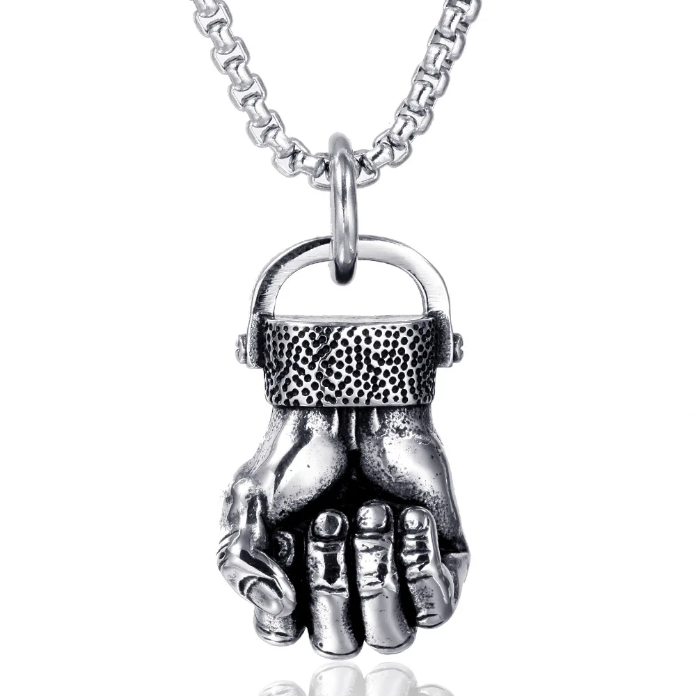 Design Jewelry Wholesale fitness gym boxing gloves pendant necklace Latest stainless steel Vintage men sport Necklace
Design Jewelry Wholesale fitness gym boxing gloves pendant necklace Latest stainless steel Vintage men sport Necklace
